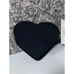 NEW Frankenstein and Bride Heart Shaped Wristlet Purse Black Photo 3