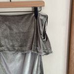 Likely  Driggs Strapless Velvet Dress in Pewter Photo 4