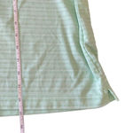 EP PRO Tour Tech XXL collared woman's golf dress shirt striped greenish blue Green Photo 3