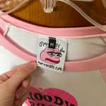 Dolls Kill O-Mighty Pink Heart Baseball Crop Top Photo 2