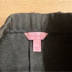 Lilly Pulitzer  Travel Pants Gray Charcoal Ponte Pull On Cropped Ankle Size S Photo 4