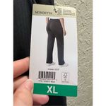 Mondetta  Black & Grey Herringbone Straight Leg Pants Woman’s XL NEW Photo 7