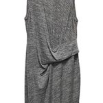 Bar III  Womens Sz XL Heather Gray Stretch Knit Sheath Cozy Bodycon Sleeveless Photo 2