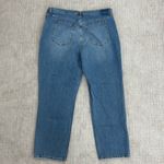 Abercrombie & Fitch A&F 90s straight ultra high rise light curve love medium wash denim jeans Photo 5