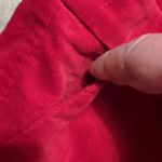 Rsvp  By Talbot Red Velour Pants Size 8 Photo 3