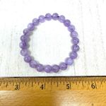 Amethyst beaded stretch bracelet, NWOT Photo 7