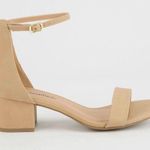 City classified Nude Chunky Heel Ankle Strap Sandal Photo 3