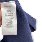 AJ Armani Jeans Cashmere Crochet Lace Long Sleeve Dress Size Small Blue Photo 2