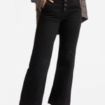 Everlane  The Button Fly Wide Leg Black Jeans Women’s Size 24 Photo 0
