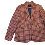 J.Crew NWT Parke Blazer in Pink Mustard Houndstooth English Moon Wool Jacket 12 Photo 1