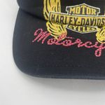 HARLEY DAVIDSON Hat One Size Baseball Cap Rhinestone Bling Black Motorcycles Photo 5