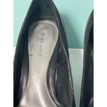 Nine West 2 Tone Black Gray Open Toe Pump Size 8.5 S-622 Photo 2