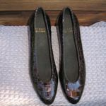 Stuart Weitzman Croc Block Heel Pumps Shoes Photo 2