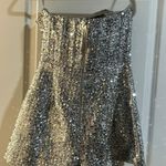 12th Tribe Silver Sequin Romper Photo 1