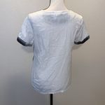 Studio West  Apparel white black checkered lace pocket blouse Photo 4