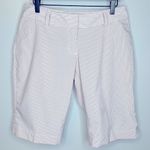 Adidas ClimaLite Striped Pink Golf Shorts Size 6 Photo 0