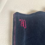 DKNY Velour Wide Leg Lounge Pants Sweatpants size Medium Black Photo 2