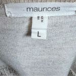 Maurice's Maurice’s cream waterfall cotton blend cardigan sweater jacket size large Photo 4