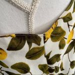 ZARA Top Cropped Lemon Grove Reversible Sleeveless Yellow Olive Green Cream Photo 7