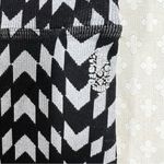Free‎ People Movement Black White Good Karma Chevron Print Bike Shorts Size M Photo 2