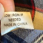 Brandy Melville Brandy Melville blue plaid flannel New York shirt one size OS Photo 8