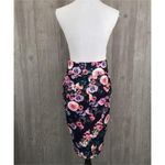 Carmen Marc Valvo  floral body-con fitted skirt small Photo 3