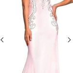 Jovani ORIGINAL HANDMADE PINK&SILVER STUDDED RHINESTONES COUTURE LINE Photo 0