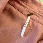 Free People  Monika‎ Peach Shirt Midi Drop Waist Dress Size Small Photo 8