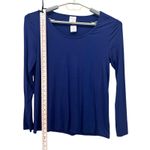 Soma Womens Shirt Size XS Oversized Sleep Shirt Relaxed Fit Loungewear Navy Blue Photo 9