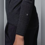 Lululemon  After Class Cardigan Heathered Beige & Black Size 4 Photo 3