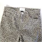 Current/Elliott CURRENT ELLIOT High-Rise Snow Leopard Jeans Sz 28 Cheetah Animal Print Photo 1