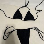 SheIn black tie bikini set Photo 0