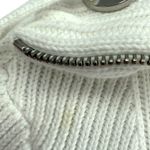 Ralph Lauren Lauren  Women's White Ribbed Full Zip Cowl Neck Sweater Size Large Photo 12