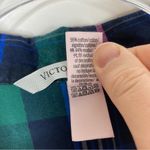 Victoria's Secret 3/$30  | Plaid Button Up Pajama Shirt Long Sleeve M Photo 4