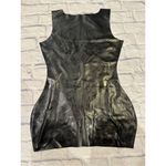 Latex sheath dress size medium black excellent condition Photo 2