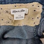 Urban Outfitters Kimchi Blur  Denim And Lace Coquette Ruffle Tube Top Size L NWT Photo 11