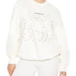 Forever 21 Beaded Capricorn Pullover Sweater Women Size XL Cozy Casual Zodiac Photo 0