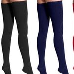 American Apparel New  Black Thigh High Socks vintage original tall Y2K 2000s rare Photo 1