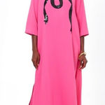 Tuckernuck NWT  Electric Pink Bow Jamie Dress Photo 0