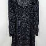 Madewell  Seamed Long-Sleeve Mini Dress in Ditsy Floral Size 2 Photo 0