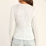 Free People Aura white long sleeve Photo 4