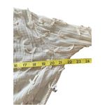 Anthropologie Moon River Ruffles Frill Sheer Lace Top Mock Neck Smocked Cuff Photo 5