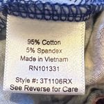 Charlotte Russe Women’s Small Royal Blue Red White Floral Short Sleeve Crop Top Photo 2