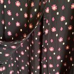 Free People Calico Skies Black Floral Long Sleeve Dress Photo 11