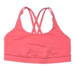 Lululemon  Energy Bra Size 8 Flash Light Pink Luxtreme Crossback EUC No Pads Photo 1