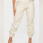 Calia Cream Faux Leather Jogger Pants Sz.XL Photo 1