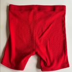 SKIMS  Cotton Rib Boxer Shorts, Cranberry. Size Medium, NWOT Open package Photo 4