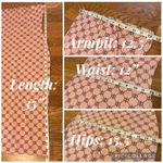 bodycon tube midi dress fancy print blush size S Pink Photo 9