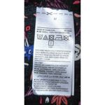 Old Navy Boho Peasant  Ladies M Black Floral Tunic Pintuck Blouse Top Tie Neck Photo 8