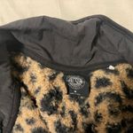 PacSun Coco Sherpa Henley Sweatshirt Leopard Photo 4